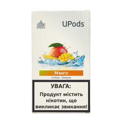 Испаритель одноразовый BlackTriangle - Upods Cartridge Манго 50 мг 0.7 мл (4 шт)