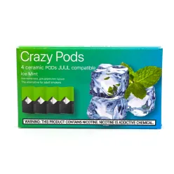 Змінний картридж Crazy Pods - Cartridge Ice Mint 0.7ml 50mg (4 шт)