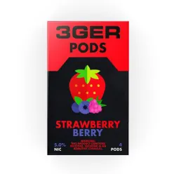 Картридж заправлений 3Ger Pods - Cartridge Strawberry Lemonade 50 мг 1 мл (4 шт)
