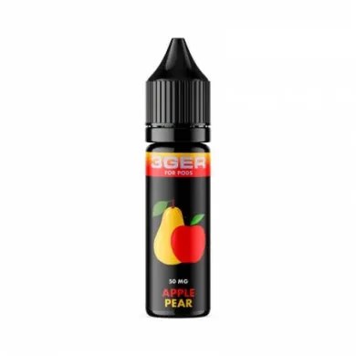 Рідина для електронних сигарет на основі сольового нікотину 3Ger Salt - Apple Pear 50 mg 15 ml - фото 1