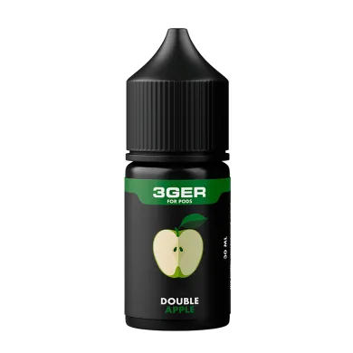 Рідина для електронних сигарет на основі сольового нікотину 3Ger Salt - Double Apple 50 mg 30 ml - фото 1
