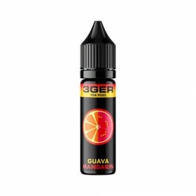 Рідина для електронних сигарет на основі сольового нікотину 3Ger - Guava Mandarin Salt 15ml 35mg - фото 1