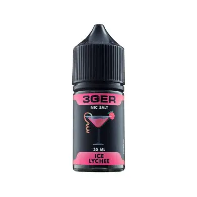 Жидкость для электронных сигарет на основе солевого никотина 3Ger Salt - Ice Lychee 35 mg 30 ml - фото 1