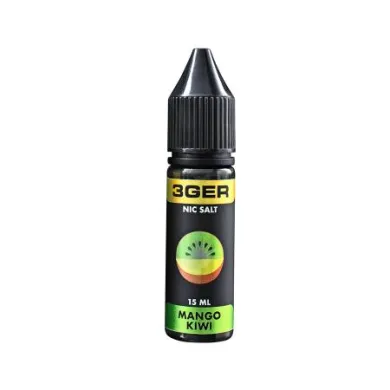 Жидкость для электронных сигарет на основе солевого никотина 3Ger Salt - Mango Kiwi 50 mg 15 ml - фото 1
