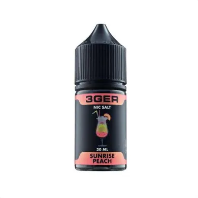 Жидкость для электронных сигарет на основе солевого никотина 3Ger Salt - Sunrise Peach 50 mg 30 ml - фото 1