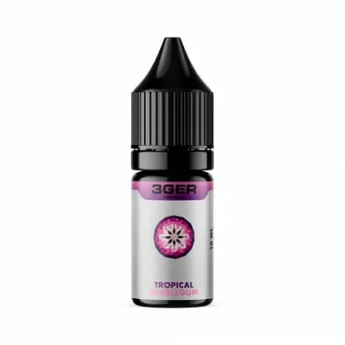 Жидкость для электронных сигарет на основе солевого никотина 3Ger Salt - Tropical Bubblegum 35 mg 10 ml  - фото 1