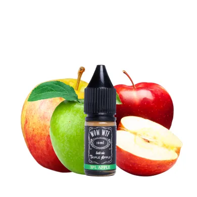 Жидкость для электронных сигарет на основе солевого никотина WTF ? Salt - WOW 3PL Apple 10 ml 25 mg - фото 1