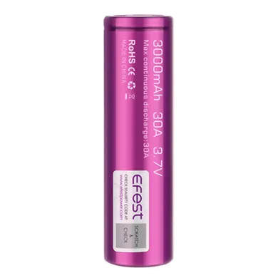 Акумулятор для електронних сигарет Efest - IMR 20700 3000mAh (1 шт) - фото 1