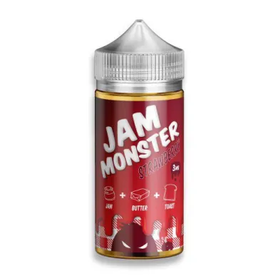 Рідина для електронних сигарет Jam Monster - Strawberry 3mg 100ml - фото 1