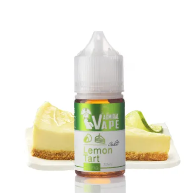 Рідина для електронних сигарет на основі сольового нікотину Admiral Vape - Lemon Tart Salt 30ml 50mg - фото 1