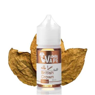 Рідина для електронних сигарет на основі сольового нікотину Admiral Vape - British Crown Salt 30ml 35mg - фото 1