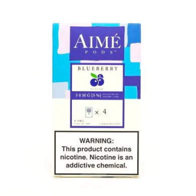 Картридж предзаправленный Aime Pods - Cartridge Blueberry 50 мг 0.9 мл (4 шт) - фото 1