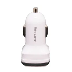 Автомобільний зарядний пристрій BRUM - BM-A002 2.4 А (Белый)