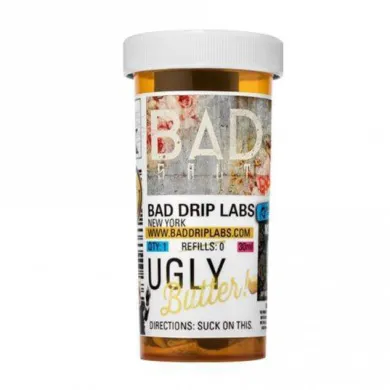 Жидкость для электронных сигарет на основе солевого никотина Bad Drip Salt - Ugly Butter 25 mg 30 ml - фото 1