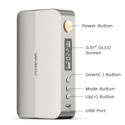 Бокс мод Vaporesso - GEN X 220W TC (Classic Black)