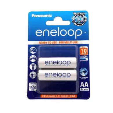 Акумулятор для електронних сигарет Panasonic - Eneloop BK-3MCCE 2000 mAh (2 шт) - фото 1