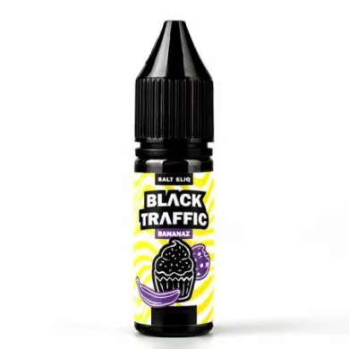 Жидкость для электронных сигарет на основе солевого никотина Black Triangle Salt - Black Traffic Bananaz 15 ml 50 mg - фото 1
