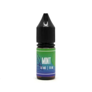 Рідина для електронних сигарет на основі сольового нікотину Black Triangle Salt - Fruit It Mint Bubblegum 10 ml 50 mg - фото 1