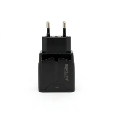 Зарядний пристрій BRUM - BM-S004 2.4 A (Чорний) - фото 1