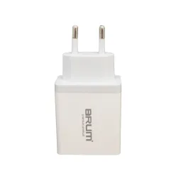 Зарядний пристрій BRUM - BM-SQ-002 QC3.0 5.4 A (Білий)