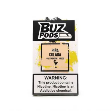 Картридж предзаправленный BUZ Pods - Cartridge Pina Colada 60 мг 1 мл (4 шт) - фото 1