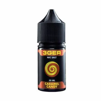 Жидкость для электронных сигарет на основе солевого никотина 3Ger Salt - Caramel Candy 25 mg 30 ml - фото 1