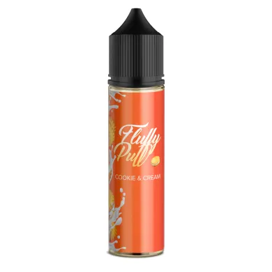 Жидкость для электронных сигарет Fluffy Puff - Cookie & Cream 60ml 1.5mg - фото 1