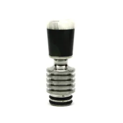 Дріп-тіп Drip Tip - TItan White Black ⌀ 510
