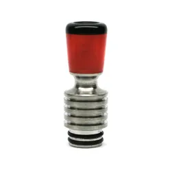 Дріп-тіп Drip Tip - TItan Red Black ⌀ 510