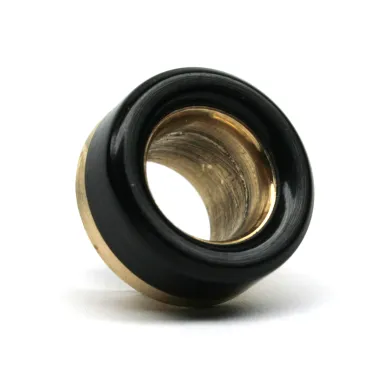 Дрип тип (Мундштук) 810 Латунь (Чорний) - фото 1