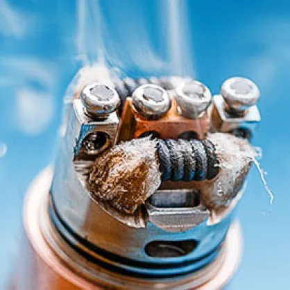 Смак горілого при вейпінгу