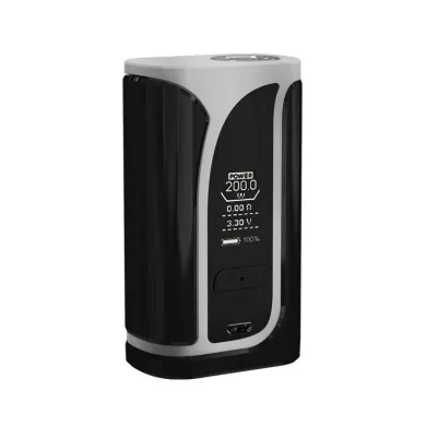 Бокс мод Eleaf - iKuun i200 200W (Сріблястий/Чорний) - фото 1