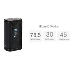 Бокс мод Eleaf - iKuun i200 200W (Сріблястий/Чорний)