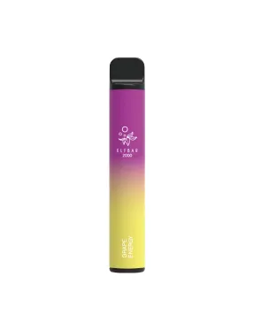 Одноразка Elf Bar - 2000 (Grape Energy) 1200mAh 50mg