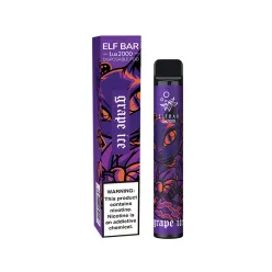 Одноразка Elf Bar - Lux 2000 (Grape Ice) 1200mAh 50mg