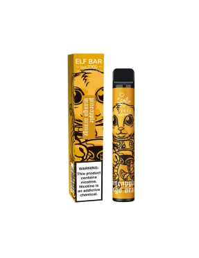 Одноразка Elf Bar - Lux 2000 (Pineapple Mango Orange) 1200mAh 50mg