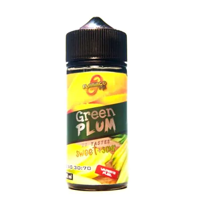 Рідина Flamingo - Green Plum 100ml 3mg - фото 1