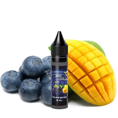 Рідина для електронних сигарет на основі сольового нікотину Flamingo Salt - Mango Blackcurrant 15 ml 50 mg - фото 1