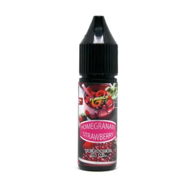 Рідина для електронних сигарет на основі нікотину сольового Flamingo Salt - Pomegranate Strawberry 15 ml 35 mg - фото 1