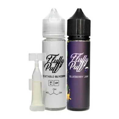 Набір для самозамісу Fluffy Puff - Blueberry Jam 60ml 3mg - фото 1