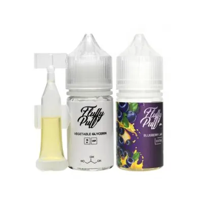 Набір для самозамісу Fluffy Puff - Blueberry Jam 30ml 50mg - фото 1