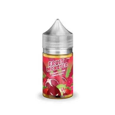 Жидкость для электронных сигарет на основе солевого никотина Fruit Monster Salt - Strawberry Kiwi Pomegranate 48mg 30ml - фото 1