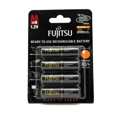 Акумулятор для електронних сигарет Fujitsu - Pro HR-3UTHCEU 2550 mAh (4 шт) - фото 1