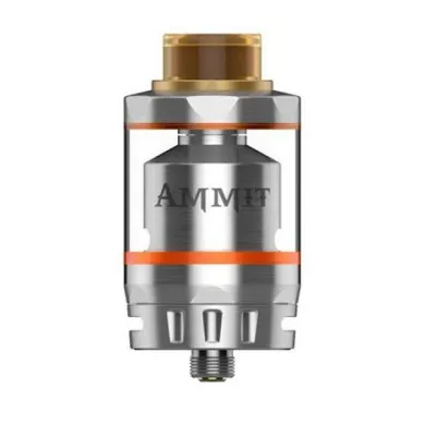 Бак для вейпу Geek Vape - Ammit Dual Coil RTA Ø25 (Сріблястий) - фото 1