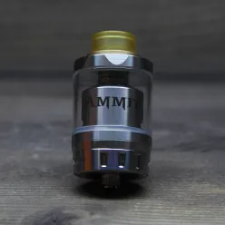 Бак для вейпу Geek Vape - Ammit Dual Coil RTA Ø25 (Сріблястий)