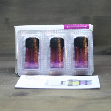 Комплект заправних атомайзерів JWell - BO Caps x3 Gin Cassis 16mg - фото 1