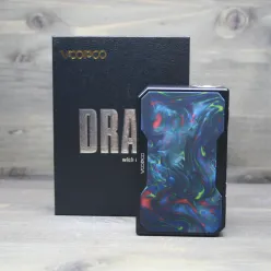 Бокс мод Voopoo - Drag 157W TC Чорна рамка (Синій)