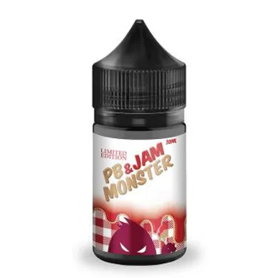 Рідина для електронних сигарет на основі сольового нікотину Jam Monster - PB Strawberry Salt =Limited Edition= 30ml 48mg - фото 1