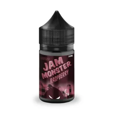 Жидкость для электронных сигарет на основе солевого никотина Jam Monster - Salt Raspberry 48 mg 30 ml - фото 1