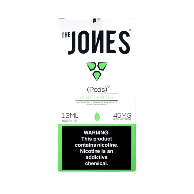 Испаритель одноразовый Jones - Pods Cartridge Minty Fresh 45 мг 1.2 мл (5 шт) - фото 1